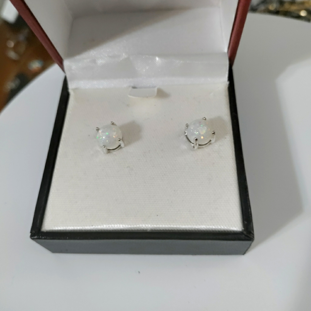 Opal Earrings